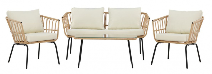 Loungeset \'Palamos\' - Natúr a csoportban Bútorok / Kerti bútorok / Kültéri csoportok nál Reforma (9795-000)