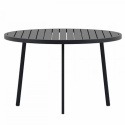 Étkezőasztal \'Giardini\', kerek, 120 cm - fekete