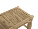 Kávézóasztal/Kerti pad \'Bambu\' - Természetes