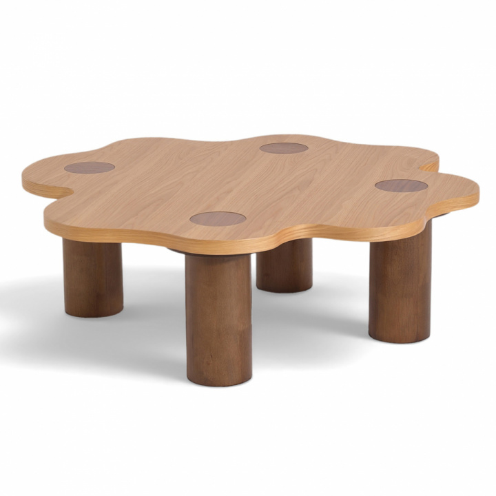 Dohányzóasztal \'Livora\' 107x98 cm - Natúr a csoportban Bútorok / Asztalok / Asztal nál Reforma (BCT-L107-oak)