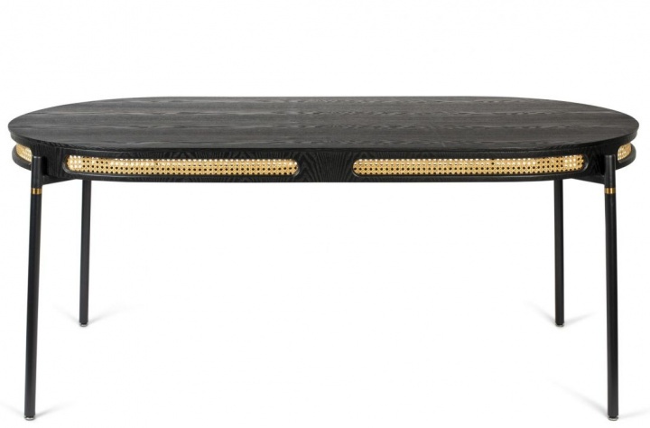 Étkezőasztal \'Don\'t Stop the Webbing\' 180x90cm - Fekete a csoportban Bútorok / Asztalok / Étkezőasztal nál Reforma (BM21006)