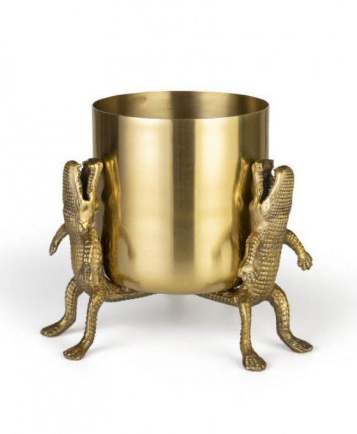 Váz \'Crocodile\' M - Sárgaréz a csoportban Dekoráció / Dekoráció / Vázák nál Reforma (BM82007)