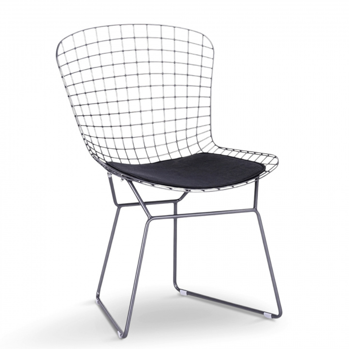 Szék \'Bertoia\' - Ezüst/Szürke a csoportban Bútorok / Ülőbútorok / Székek nál Reforma (BTY-18-P6-silver)