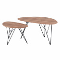 Kávézóasztal \'Twin\' 2 részes - Természetes