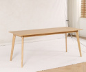 Nordic étkezőasztal 180x70cm - Tölgy