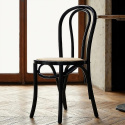 Szék \'Bistro\' - Rattan/Fekete