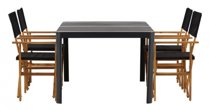 Étkezőcsoport \'Jönköping\' - Fekete a csoportban Bútorok / Kerti bútorok / Kültéri csoportok nál Reforma (GR22763)
