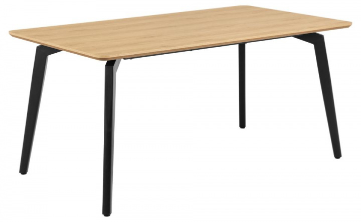 Étkezőasztal \'Cadiz\' 160x90cm - Természetes/Fekete a csoportban Bútorok / Asztalok / Étkezőasztal nál Reforma (H000024380)