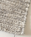  Gyapjúszőnyeg \'Dhurry\' - Szürke