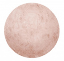 Kerek szőnyeg \'Aranga Super Soft Fur\' - Rózsaszín