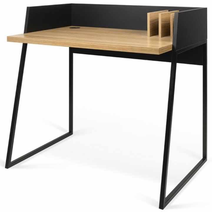 Íróasztal \'Kenneth\' - Tölgy/Fekete a csoportban Bútorok / Asztalok / Íróasztalok nál Reforma (KENNETWD01)