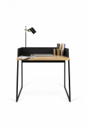 Íróasztal \'Kenneth\' - Tölgy/Fekete