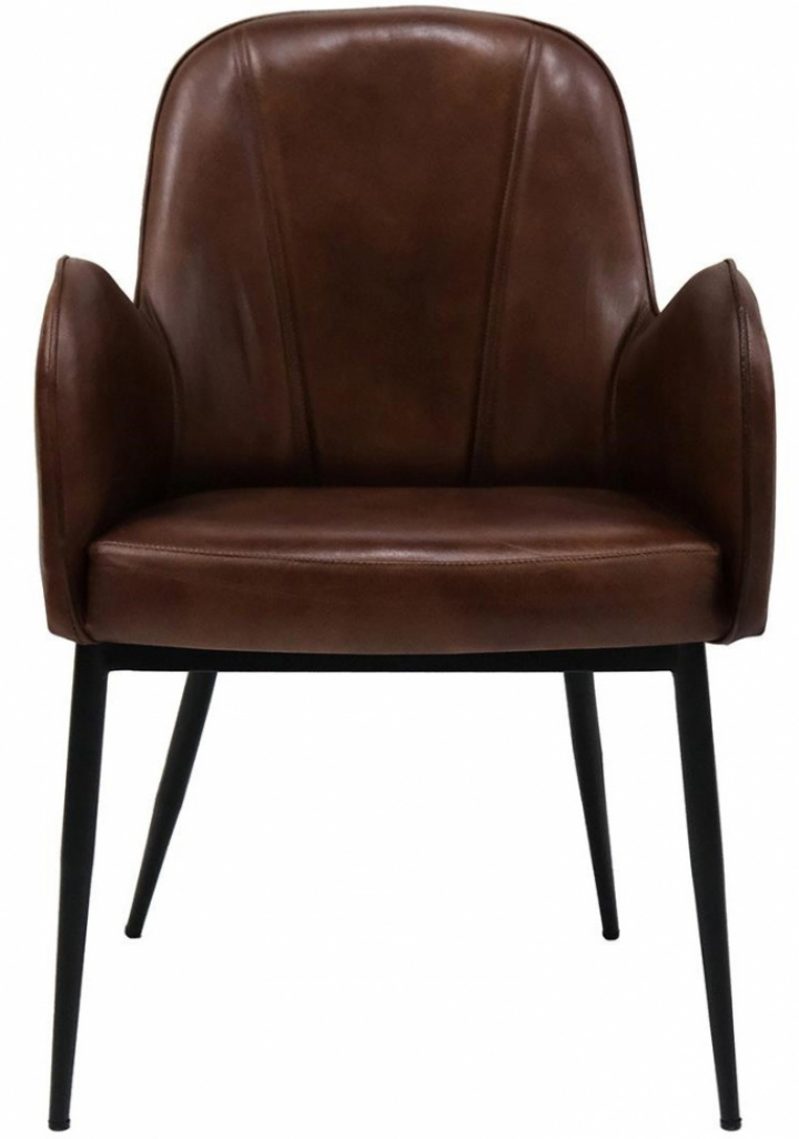 Szék \'Mickey\' - Barna bőr a csoportban Bútorok / Ülőbútorok / Székek nál Reforma (MA0131)