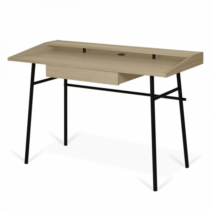 Íróasztal \'Punt\' - Tölgy/Fekete a csoportban Bútorok / Asztalok / Íróasztalok nál Reforma (PUNTWD01)