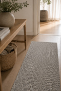 Szőnyeg \'Cozy Luxury\' 90x200cm - Szürke/Fehér