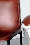 Szék Vintage - Bőr/Fém