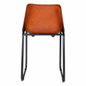 Szék Vintage - Bőr/Fém