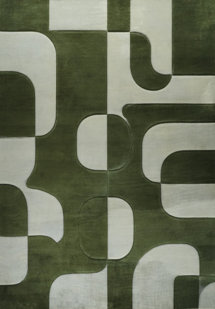 \'Merano\' szőnyeg - Zöld/Bézs a csoportban Dekoráció / Szőnyegek nál Reforma (RG01-63)