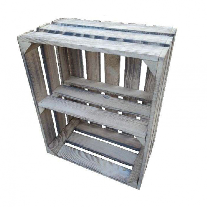 Fadoboz \'Torv\' - Fehér/Fa a csoportban Bútorok / Polcok és tárolás / Dobozok & Kosarak nál Reforma (S23-wooden-C)