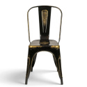 Montmartre sz&eacute;k - Vintage fekete/antik