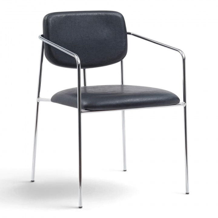 Karosszék \'Ebba\' - Fekete/Ezüst a csoportban Bútorok / Ülőbútorok / Székek nál Reforma (SY-8581A-metallic-black)