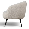 Fotel \'Capri\' - Feh&eacute;r/Boucl&eacute;