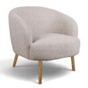 Fotel \'Capri\' fa l&aacute;b - B&eacute;zs/Boucl&eacute;