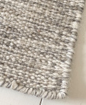 Gyapjú szőnyeg \'Dhurry\' 130x190cm - Szürke