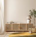 Kerek szőnyeg \'Aranga Super Soft\' 200cm - S&aacute;rga