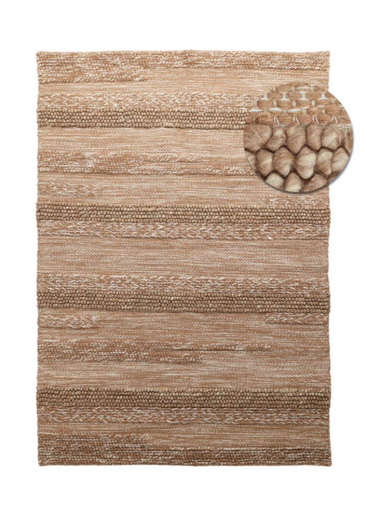 Gyapjú szőnyeg \'Almaty\' - Világosbarna a csoportban Dekoráció / Szőnyegek / Gyapjú szőnyegek nál Reforma (V10201444)