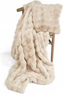 Pléd \'Aranga Bubble Throw\' 130x170cm - Bézs