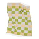 Kockás takaró \'Audrey Check\' 130x170cm - Bézs/zöld/lila
