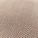 Párnahuzat \'Denisa Fishbone\' 45x45cm - Barna/fehér