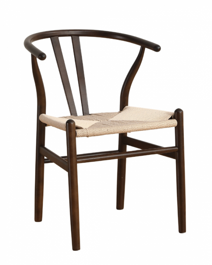 Szék \'Alta\' - Dió/Beige a csoportban Bútorok / Ülőbútorok / Székek nál Reforma (WS-8651A-Beigebrown-NEW)