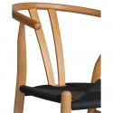 Szék \'Alta\' - Természetes/Fekete