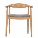 Szék \'Ask\' - Természetes/Szürke