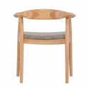 Szék \'Ask\' - Természetes/Szürke