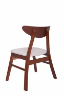 Szék \'Asta\' - Dió/Fehér