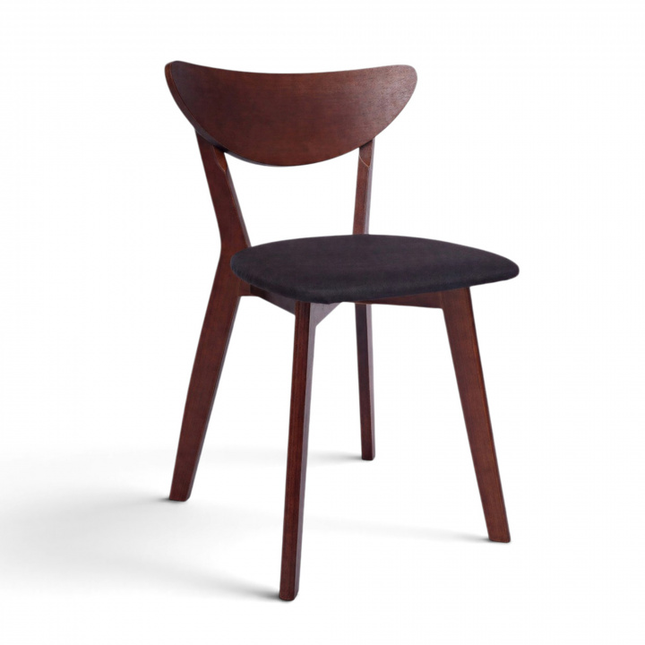 Sirdal szék - Dió/ sötétszürke a csoportban Bútorok / Ülőbútorok / Székek nál Reforma (WS-ND010-walnut-darkgrey)
