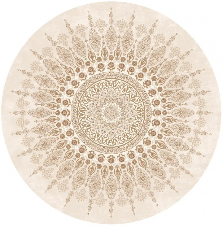 Kerek szőnyeg \'Sandrigo\' 120cm - Bézs a csoportban Dekoráció / Szőnyegek / Szövet szőnyegek nál Reforma (X10117074)