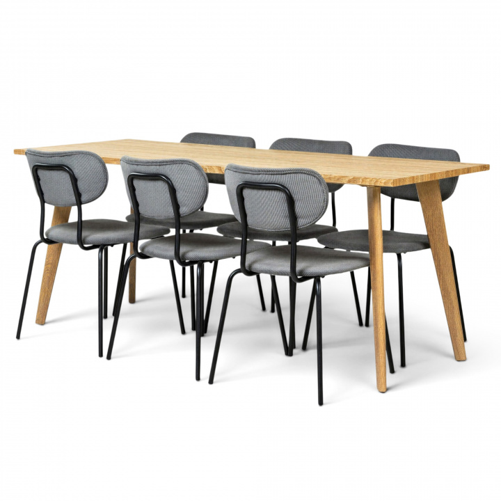 &Eacute;tteremcsoport \'Nordisk Kungsholmen\' - 1 Asztal & 6 Sz&eacute;k a csoportban Bútorok / Asztalok / Étkezőcsoportok nál Reforma (matgrupp36)